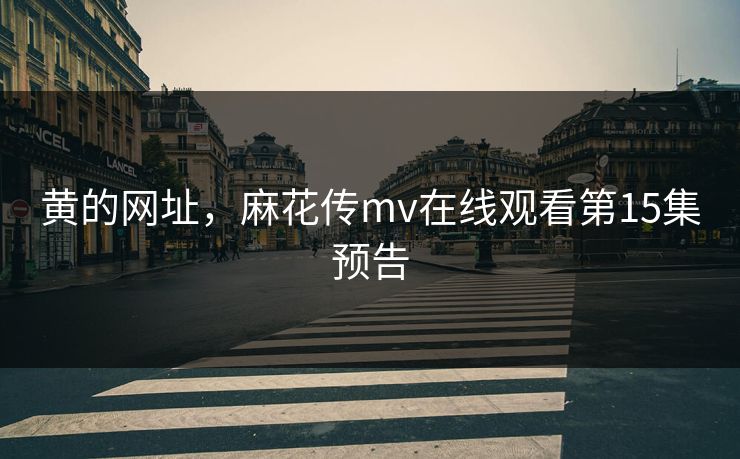 黄的网址，麻花传mv在线观看第15集预告